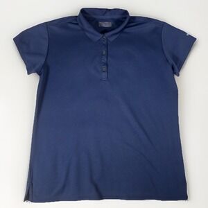 Columbia PFG‎ Women's Navy Blue Short Sleeve Polo Shirt Golf Outdoor